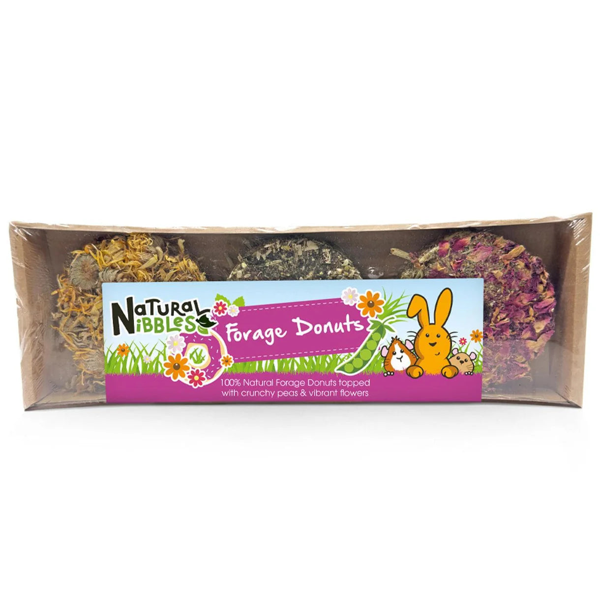 Natural Nibbles Mixed Forage Donuts 3pcs