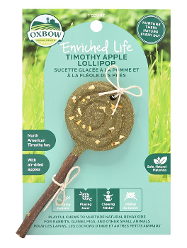 Oxbow Enriched Life - Timothy Apple Lollipop