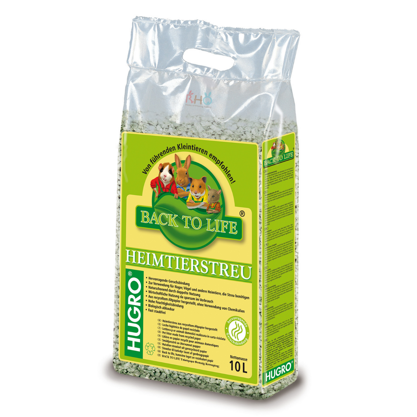 Hugro Back to Life Cellulose Litter 10L