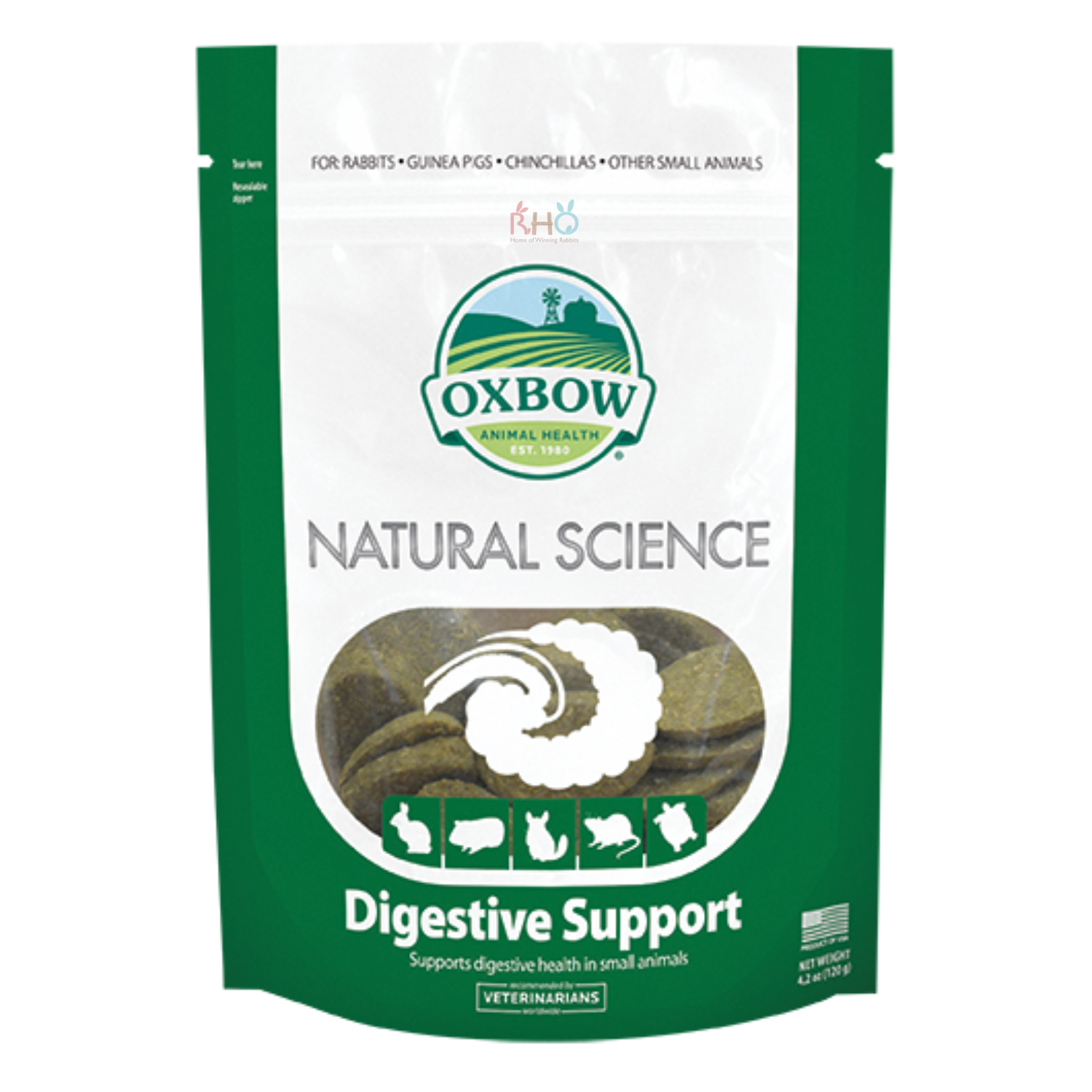 Oxbow Natural Science Digestive Support 60 Tablets Rabbit Headquarters