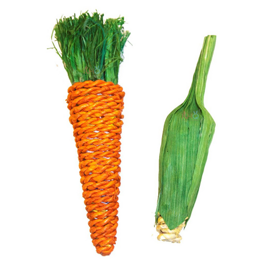 Happypet Carrot & Corn Chew Toy