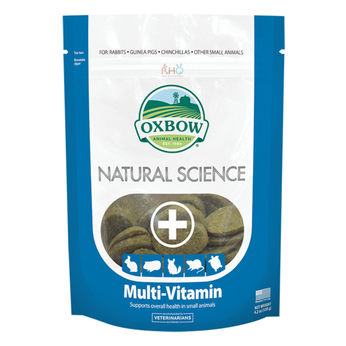 Oxbow Natural Science Multi-Vitamin 60 Tablets