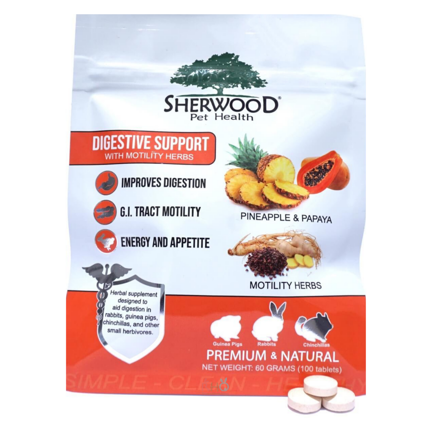 Sherwood Pet Health Digestive Support 100 Tablets