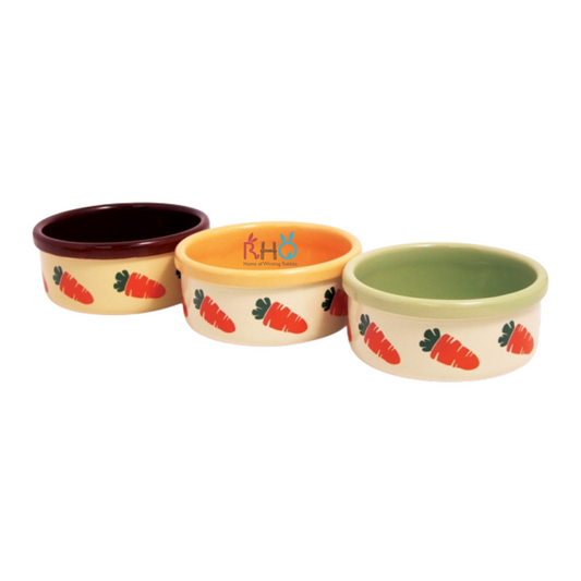 Rosewood - Ceramic Carrot bowls
