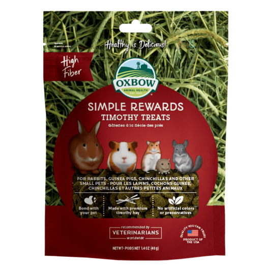 Oxbow Simple Rewards Timothy Treats 40g