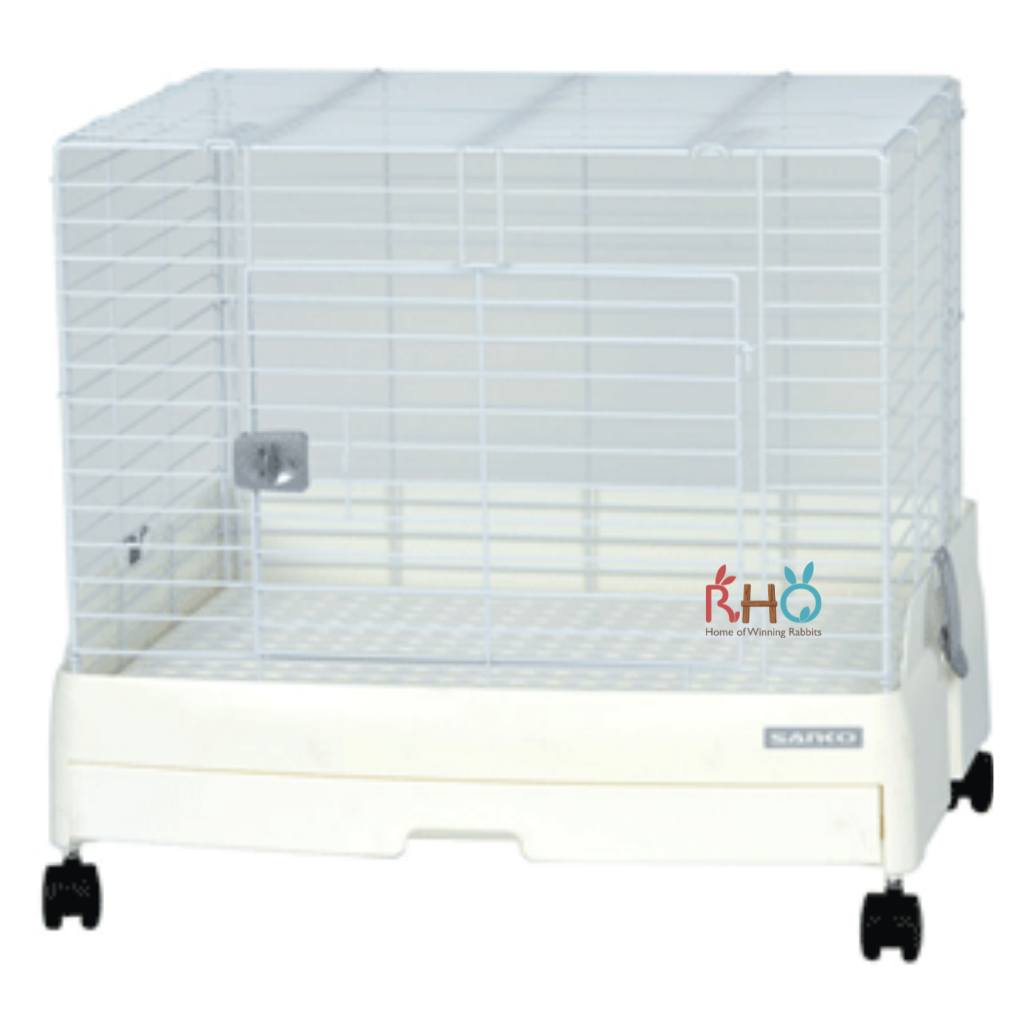 Wild Sanko Easy Home Small Rabbit Cage (White) – Rabbit Headquarters