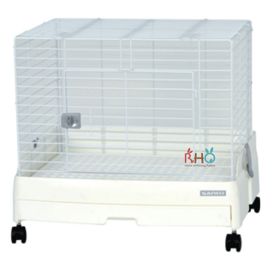 Wild Sanko Easy Home Small Rabbit Cage (White)