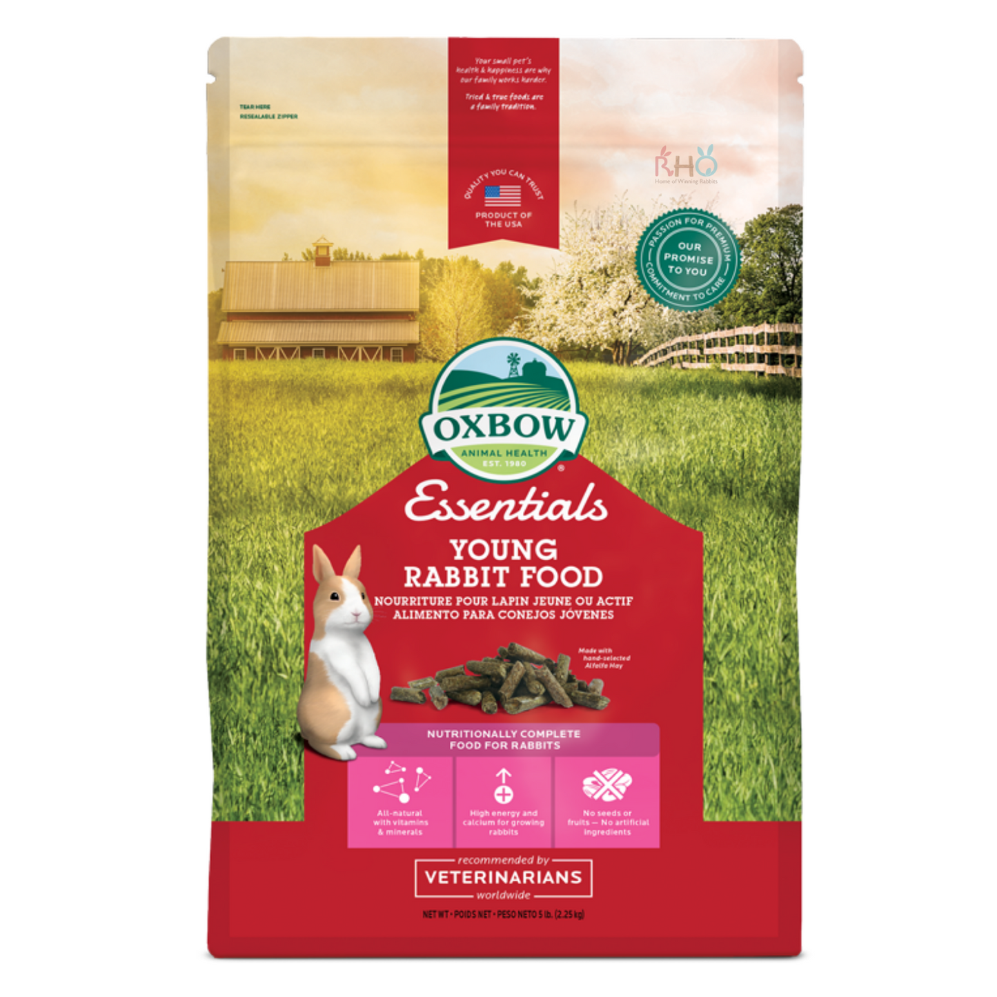 Oxbow Essentials - Young Rabbit Food (5 lbs)