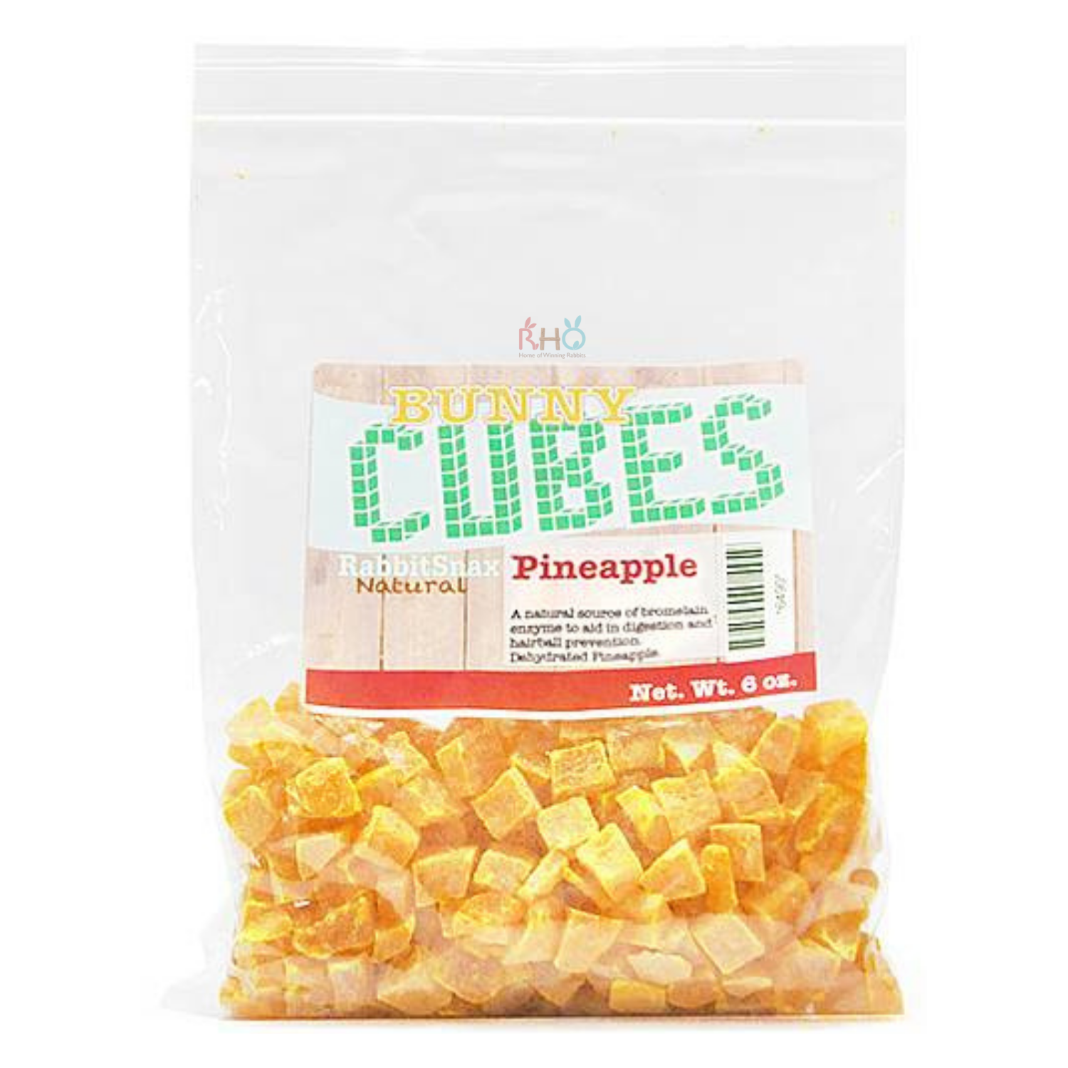 KW Cages Bunny Cubes Dried Pineapple Cubes 6oz – Rabbit Headquarters