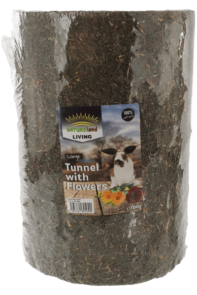 Natureland : Hay tunnel with flowers – Large