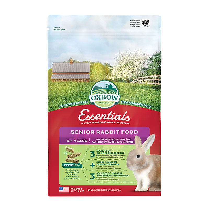 Oxbow Senior Rabbit Food - 4lbs (1.81kg)