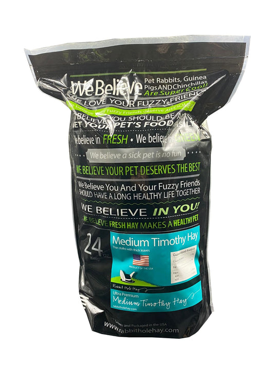 Rabbit Hole Hay - Ultra Premium Medium/2nd Cutting Timothy Hay 24oz